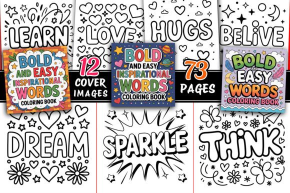 Download Bold &amp; Easy Inspirational Coloring Book - Rat Collection