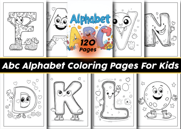 Download ABC Alphabet Coloring Pages for Kids - Pages Collection