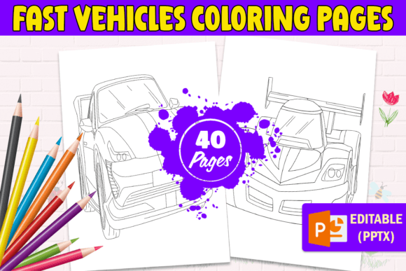 Download Fast Vehicles Coloring Pages for Teens - Pages Collection