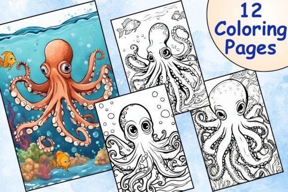 Download Captivating Octopus Coloring Pages - Pages Collection