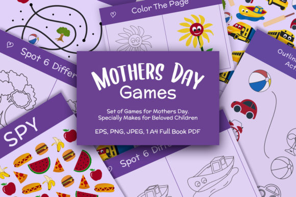 Download Mother's Day Games and Coloring Pages - Pages Collection