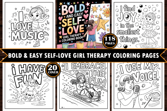 Download Self Love Girl Therapy Coloring Pages - Pages Collection